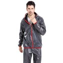 Waterproof Raincoat Pants Set Women Men Reflective Waterproof Hooded Suit for Cycling Riding Camping