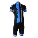 Men Breathable Quick Dry Comfortable Short Sleeve Jersey + Padded Shorts Cycling Clothing Set Riding Sportswear