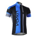 Men Breathable Quick Dry Comfortable Short Sleeve Jersey + Padded Shorts Cycling Clothing Set Riding Sportswear