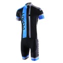 Men Breathable Quick Dry Comfortable Short Sleeve Jersey + Padded Shorts Cycling Clothing Set Riding Sportswear